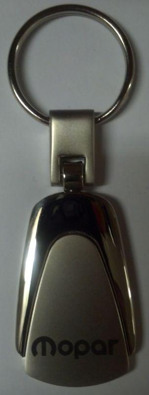 Mopar keychain silver color teardrop style dodge, plymouth, chrysler, roadrunner