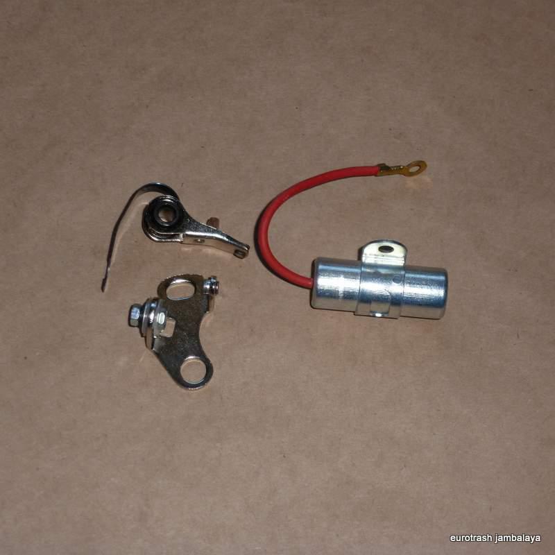 Ducati points/condenser ignition set bevel single 200 250 350 450 italy-made