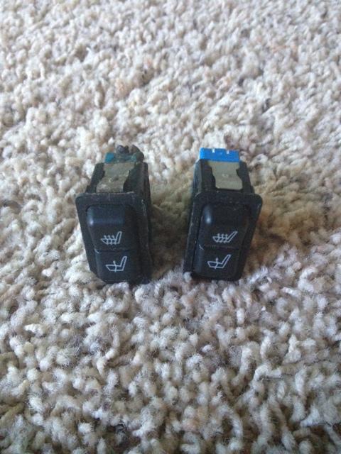 Bmw e32 e34 heated seat switches e30 e28 rare switch 525i 540i 735i 750il m5 m3