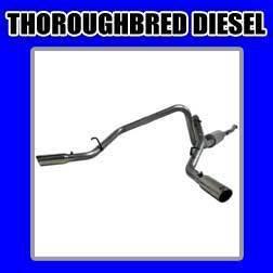 Mbrp gas exhaust 05-07 dodge dakota 3.7/4.7 catback dual split side s5118al