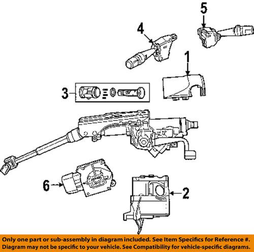 Mopar oem 5183952af steering column-combo switch