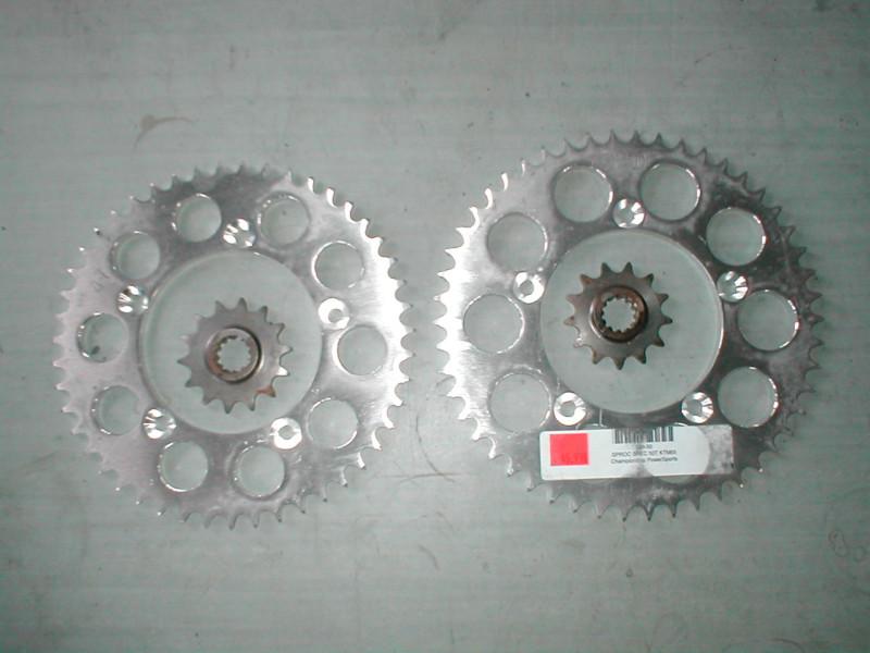 Ktm 60 65 counter sprockets and rear sprockets