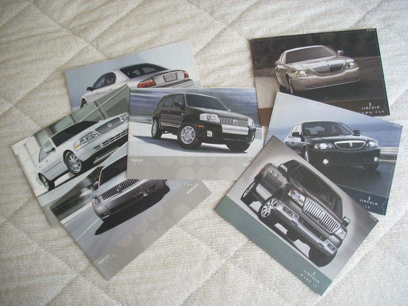 2005 lincoln mercury brochures