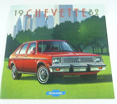 1982 82 chevrolet chevy chevette brochure scooter hatch