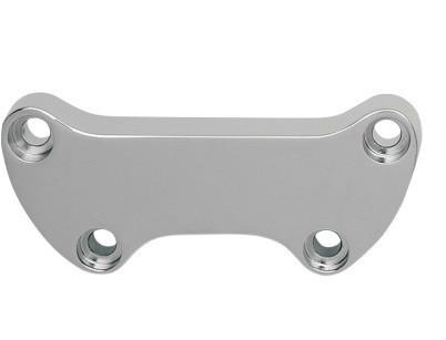 Drag specialties chrome smooth handlebar top clamp harley softail dyna sportster