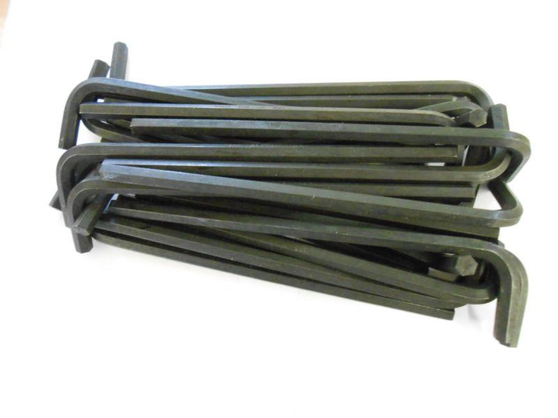 Allen long arm hex key wrenches 1/4"  x 6" long   box of 25