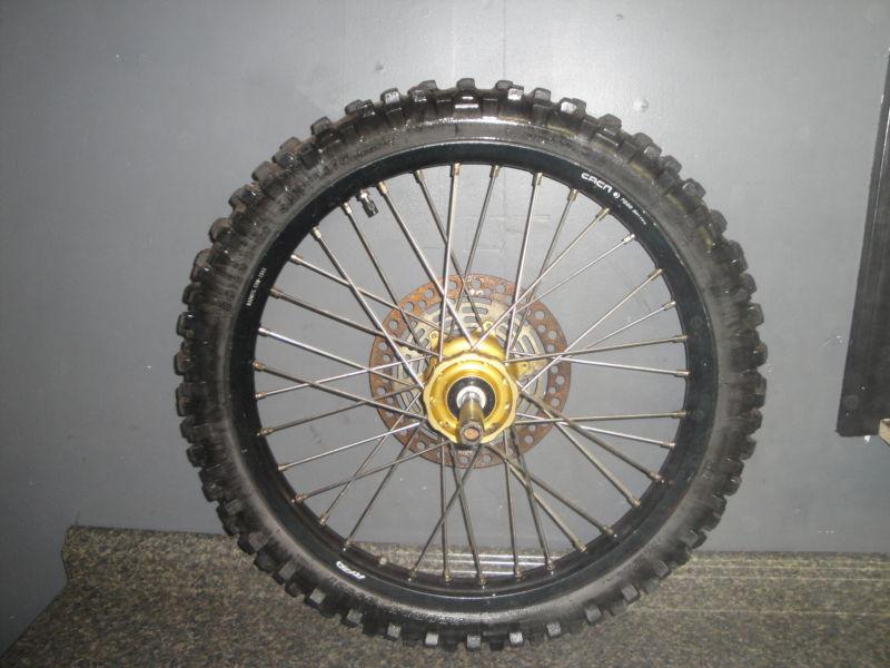 2000 suzuki rm 125 rm125 front wheel rad front wheel rad hub heavy duty spokes