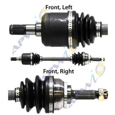 Apw int'l mi8264a cv half-shaft assembly-cv joint half shaft