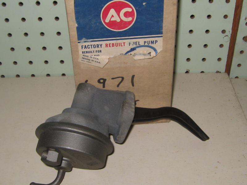 Rebuilt fuel pump part number 6971  ac logo 1964-68 plymouth 273 318