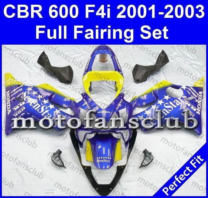 Fit honda cbr600f4i 01 02 03 cbr600 f4i 600f 2001 2002 2003 fairing kit #24 b