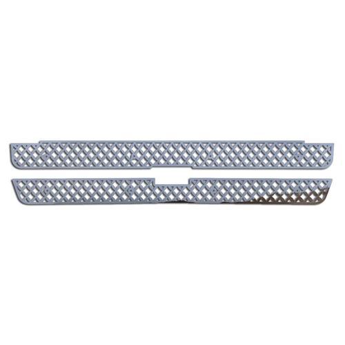 Chevy silverado 99-00 stainless diamond mesh front metal grille trim cover