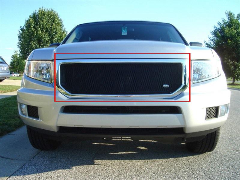 2009-2013 honda ridgeline grillcraft black upper grille insert grill hon1213b