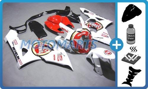 5 in 1 bundle for suzuki gsxr-1000 k5 05 06 body kit fairing & windscreen af