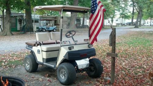 Ez go gas lifted golf cart used runs great