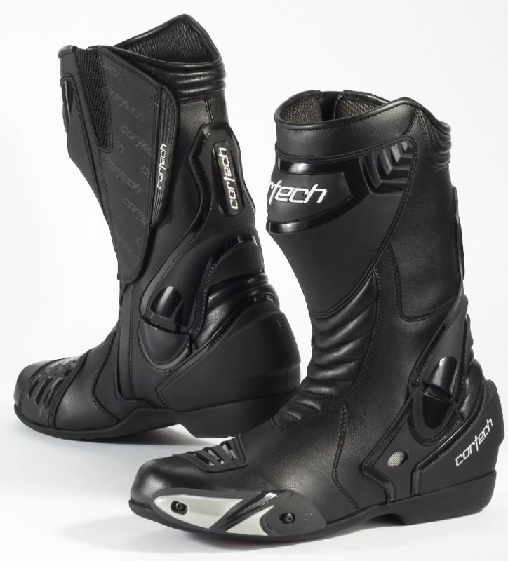 Cortech latigo black mens size 11 motorcycle road race leather boots