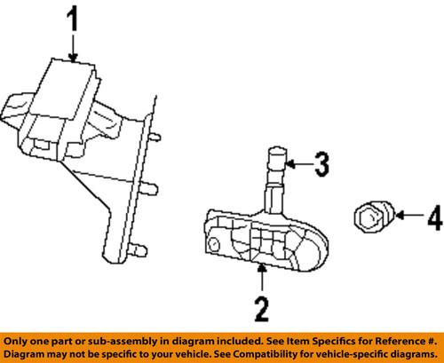 Volkswagen oem 7b0698365c tire pressure monitoring system (tpms) sensor grommet