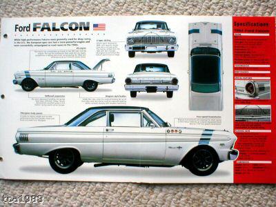 1962/1963/1964 ford falcon racer imp brochure