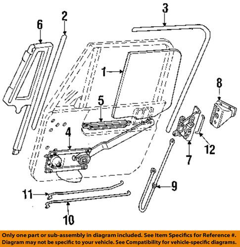 Jeep oem 55074673 door-rod