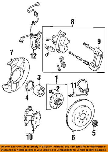 Toyota oem 4775017160 rear brake caliper/disc brake caliper