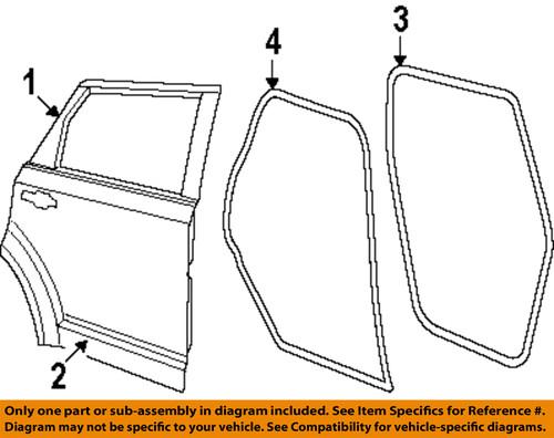 Dodge oem 5076783ab door outer panel-outer panel