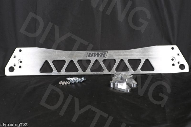 Blackworks bwr polished silver subframe brace honda 1996-2000 civic ek9 ek si 