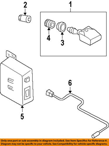 Nissan oem 40780ja01a tire pressure sensor/part