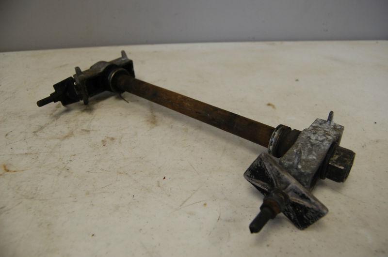 1987-1988 honda hurricane cbr1000f rear wheel axle with collars 