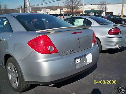 2005 2006 2007 2008 2009 2010 2011 pontiac g6 spoiler - custom style - 4 door