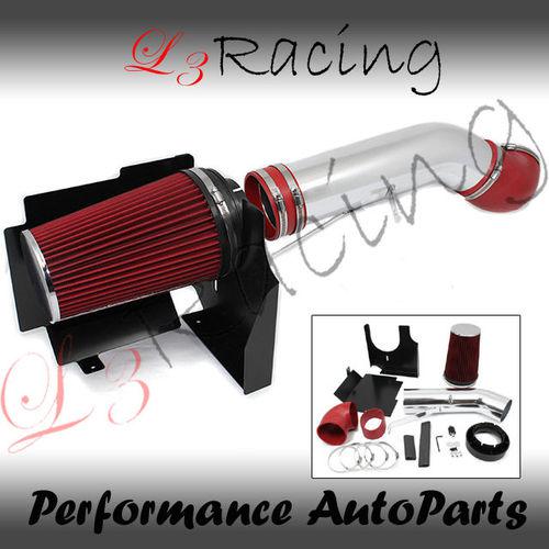 02-06 avalanche 1500 v8 cold shield air intake+red filter