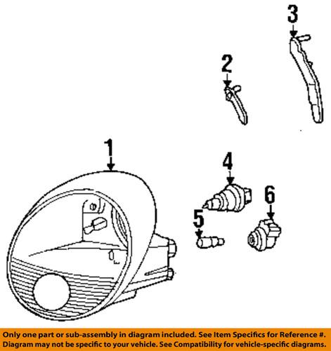 Ford oem 3w6z13008ad headlight-headlamp assembly