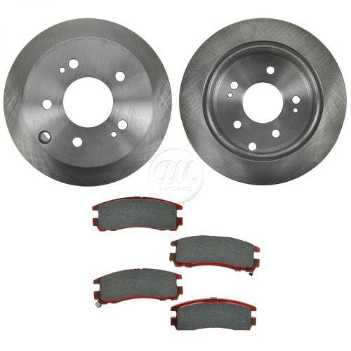 Eclipse galant rear disc brake pad & rotor kit set