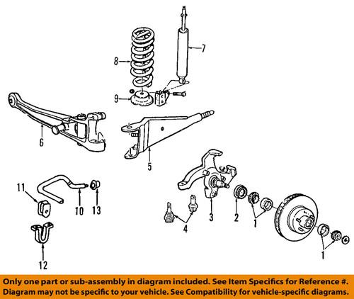 Ford oem 5c2z-3050-aa ball joint, lower/suspension ball joint