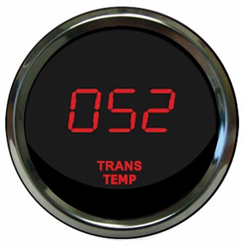 Digital transmission temperature red / chrome bezel intellitronix ms9107-r usa