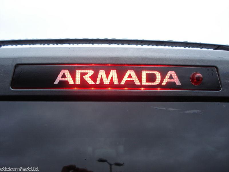 Nissan armada 3rd brake light decal overlay 04 05 06 07 08 09 2010 2011 2012