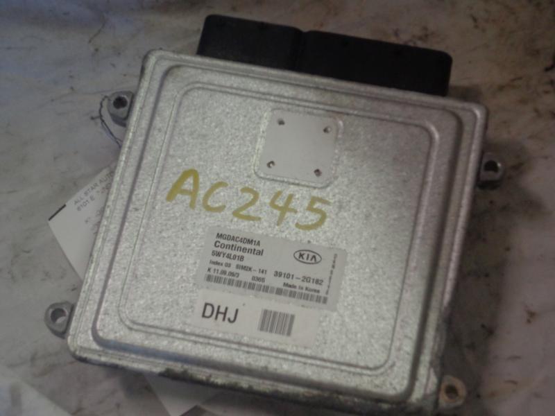 09 10 kia optima engine ecm elec cont unit ecu 2.4l at