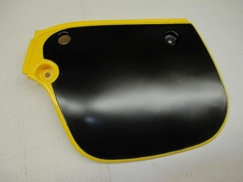 Yamaha yz100 yz oem left side panel cover number plate 82 83 vintage motocross