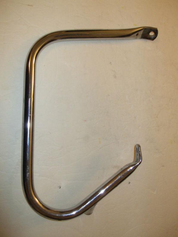 Harley davidson rear saddle bag crash bar for late model fl 