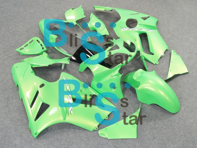 W2 green fairing kit with tank set fit for ninja zx12r zx-12r 2002-2006 