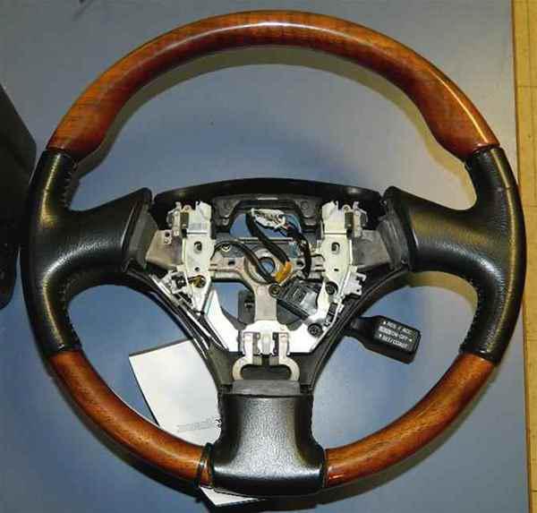 01 02 03 rx300 leather woodgrain steering wheel oem lkq