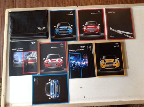 2010 mini clubman complete owners manual set (new) w/case-fast free shipping!