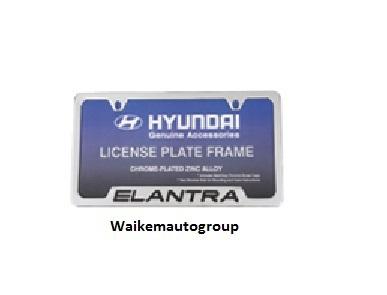 Genuine hyundai part # 00402-31927 license plate frame for hyundai elantra