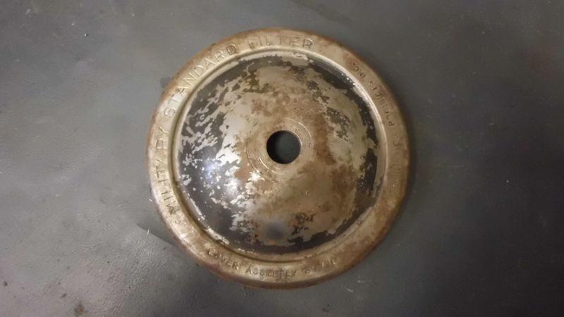 Jeep willys mb gpw ford purolator original oil canister lid ford style 