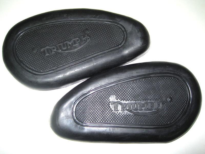 Triumph gas tank knee pad rubber set 1949-63 kneepads pads 82-2551 82-2552