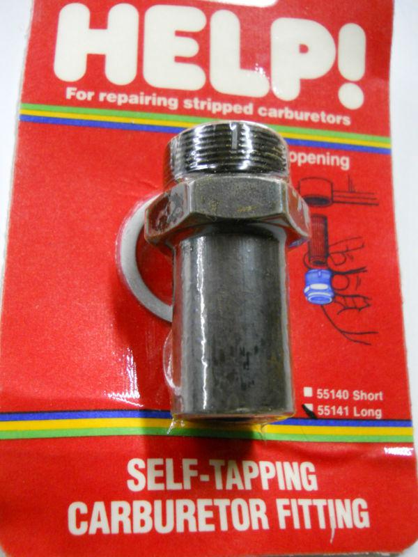 Help parts 55141 1'' self-tapping carburetor fitting - long