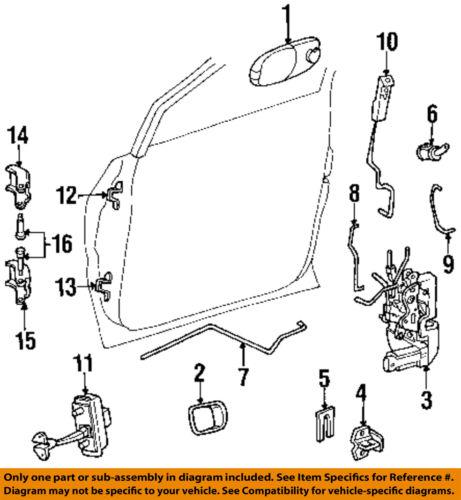 Mopar oem 4717388 front door-hinge pin