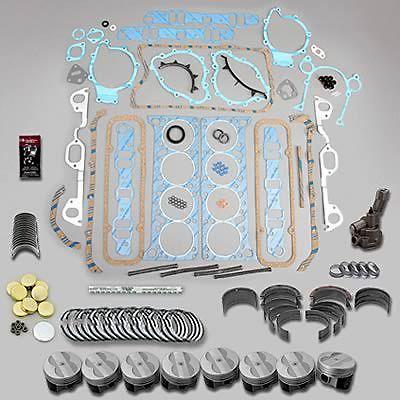 Fed mogul engine rebuild kit pontiac v8 400 +.040" bore -.010" rods -.020" mains