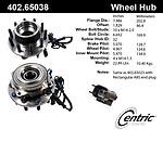 Centric parts 402.65038 front hub assembly