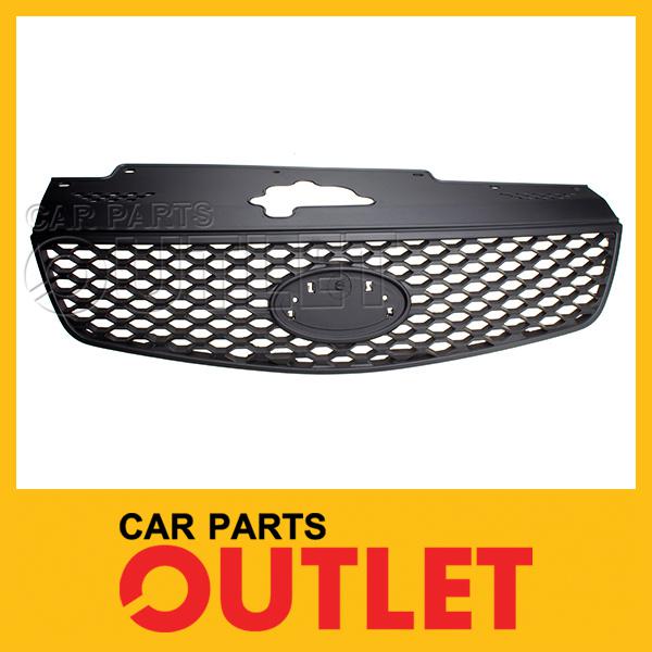 New front grille ki1200125 matte black mesh type-1 design for 2006-2009 kia rio5