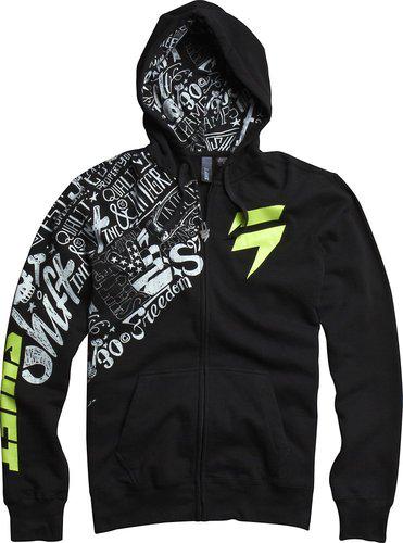 Shift racing mens masked front zip hoody 2014