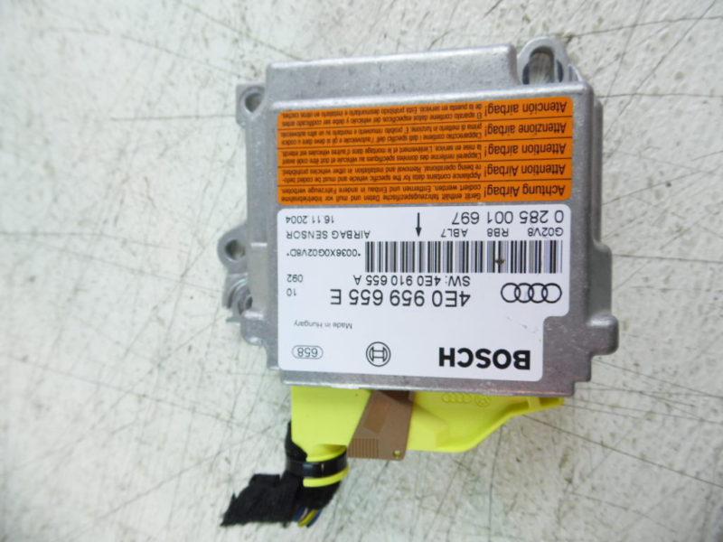 03 04 05 audi a8 a8l srs airbag air bag computer control module 4e0959655e oem